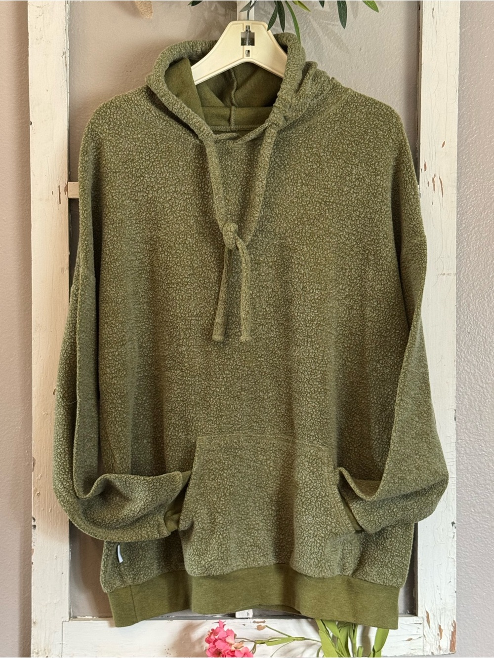 Soft Serve brand Olive Green Hoodie -like new!